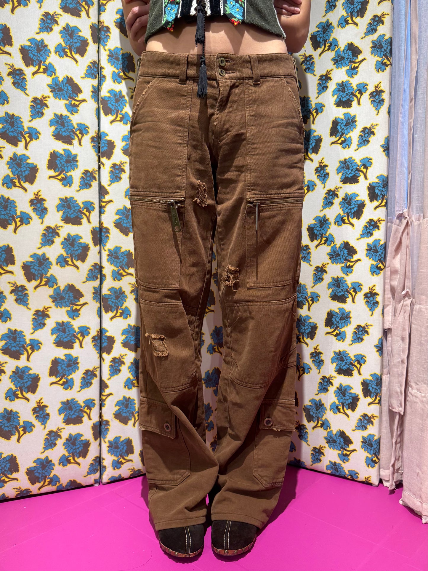 D&G F/W 2002 Brown Cargo Pants