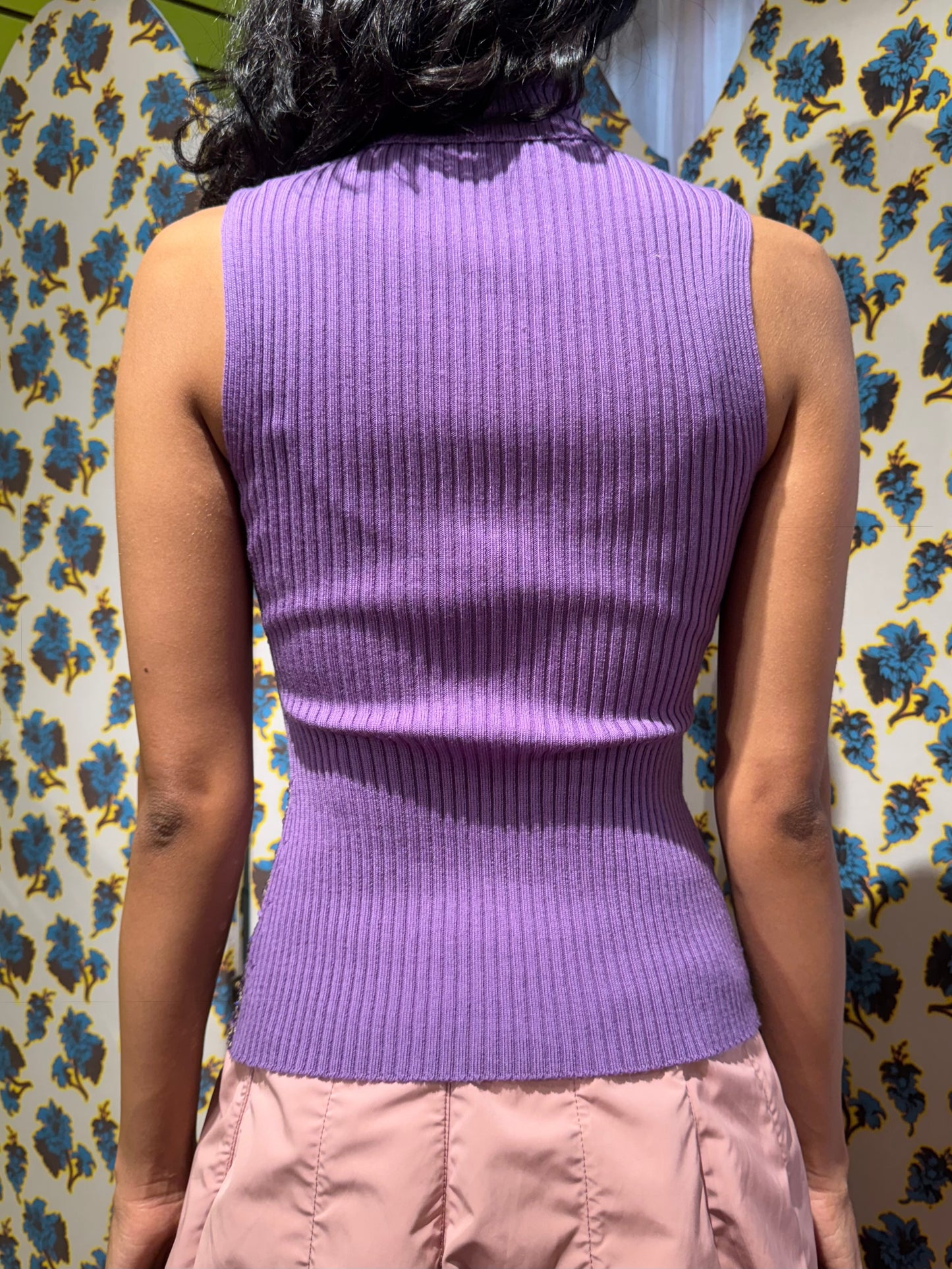 Dolce & Gabbana F/W 2000 Purple Sequin Turtleneck