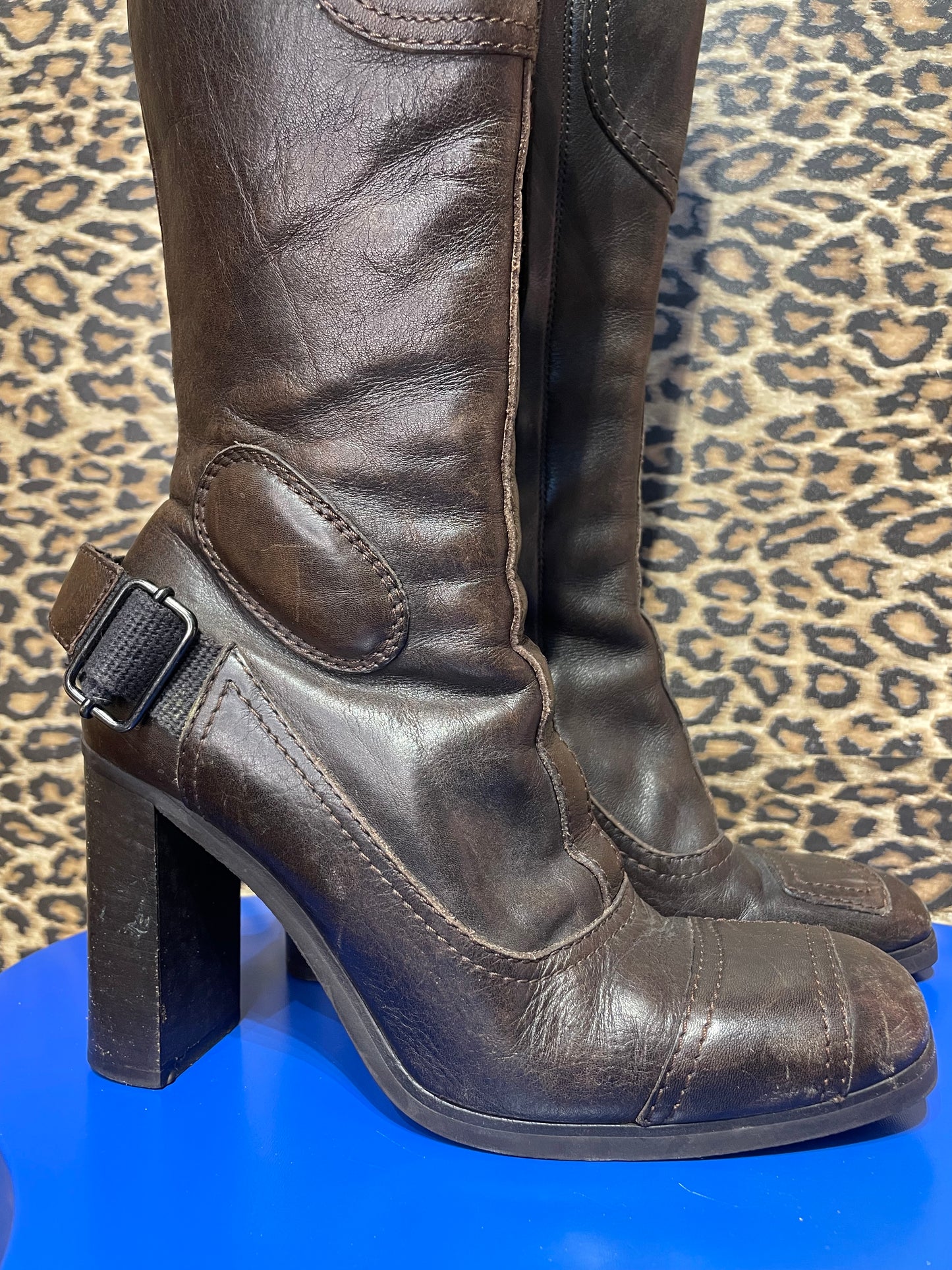 Miu Miu F/W1999 Moto Boots 36.5