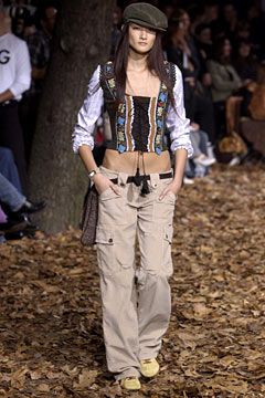 D&G F/W 2002 Dirndl Corset Top