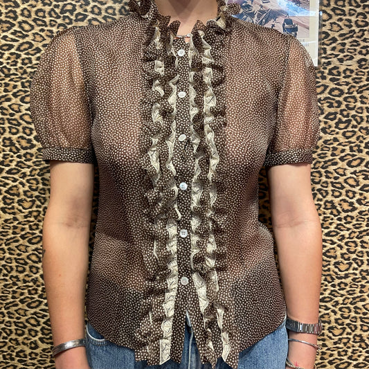 Valentino Polka Dot Blouse