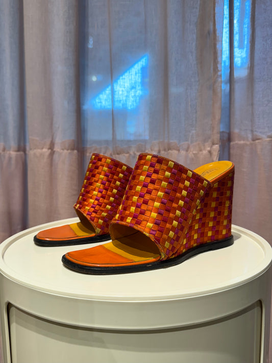 Freelance Woven Wedges 37