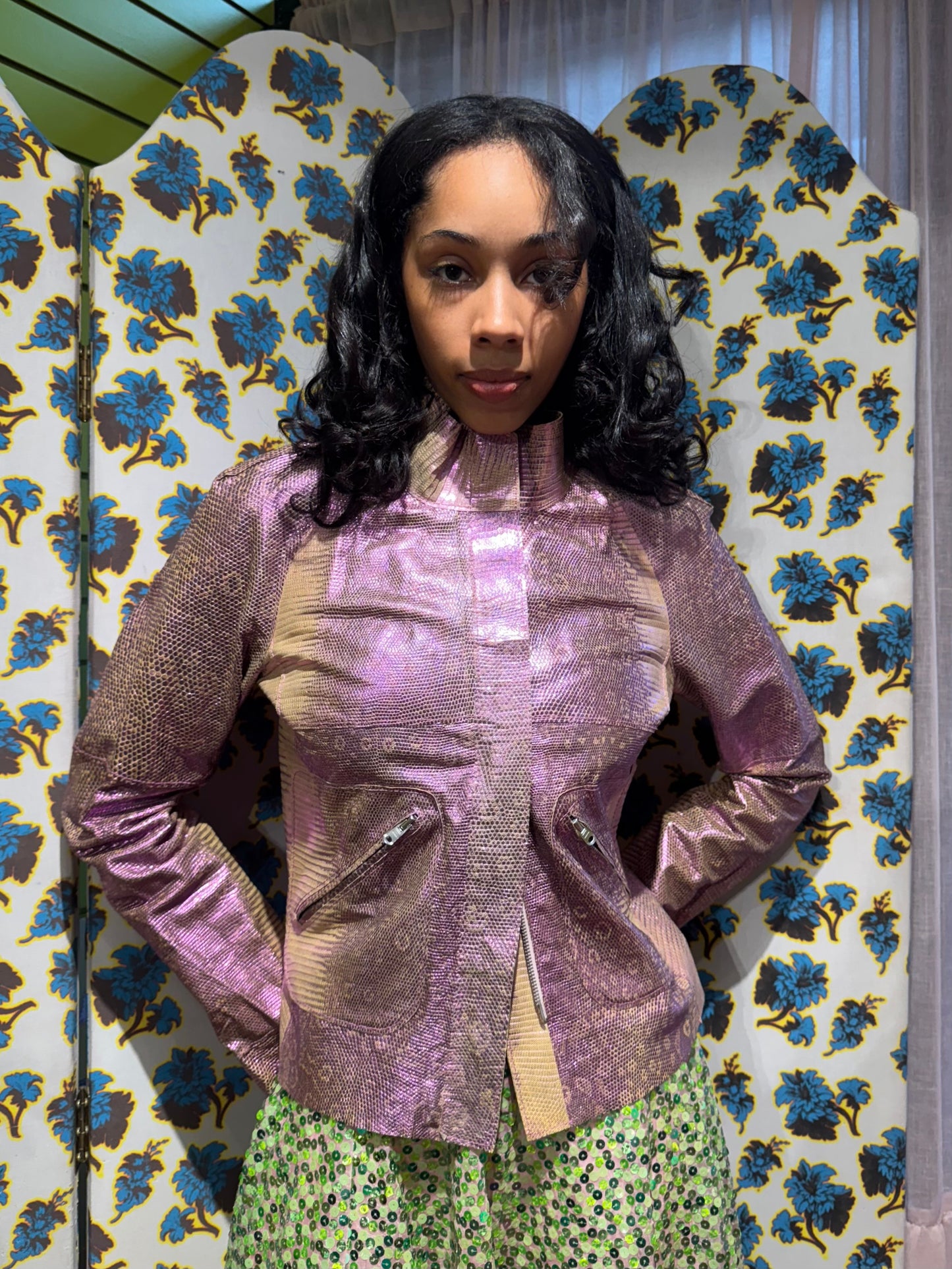 Tuleh S/S 2005 Metallic Lizard Jacket