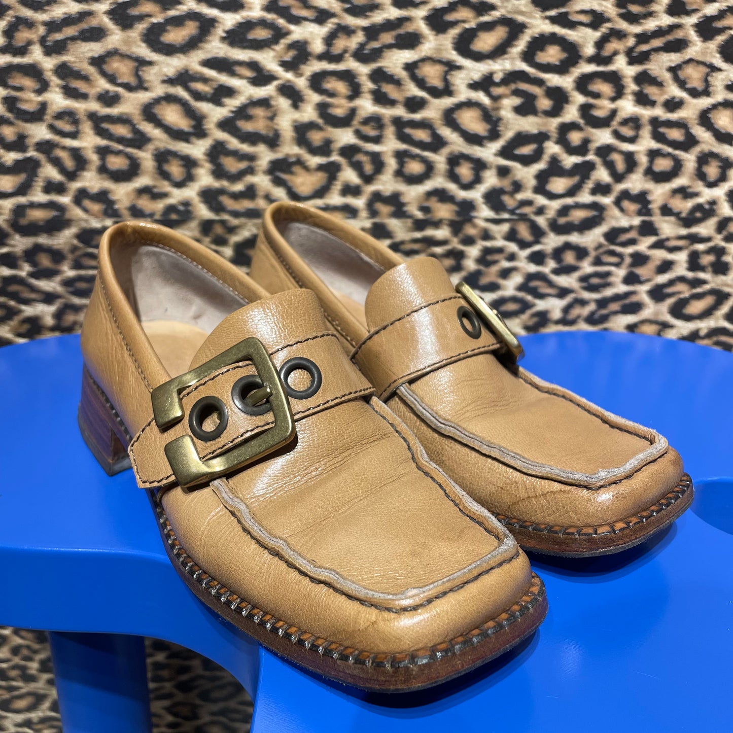 Miu Miu Beige Loafers 35