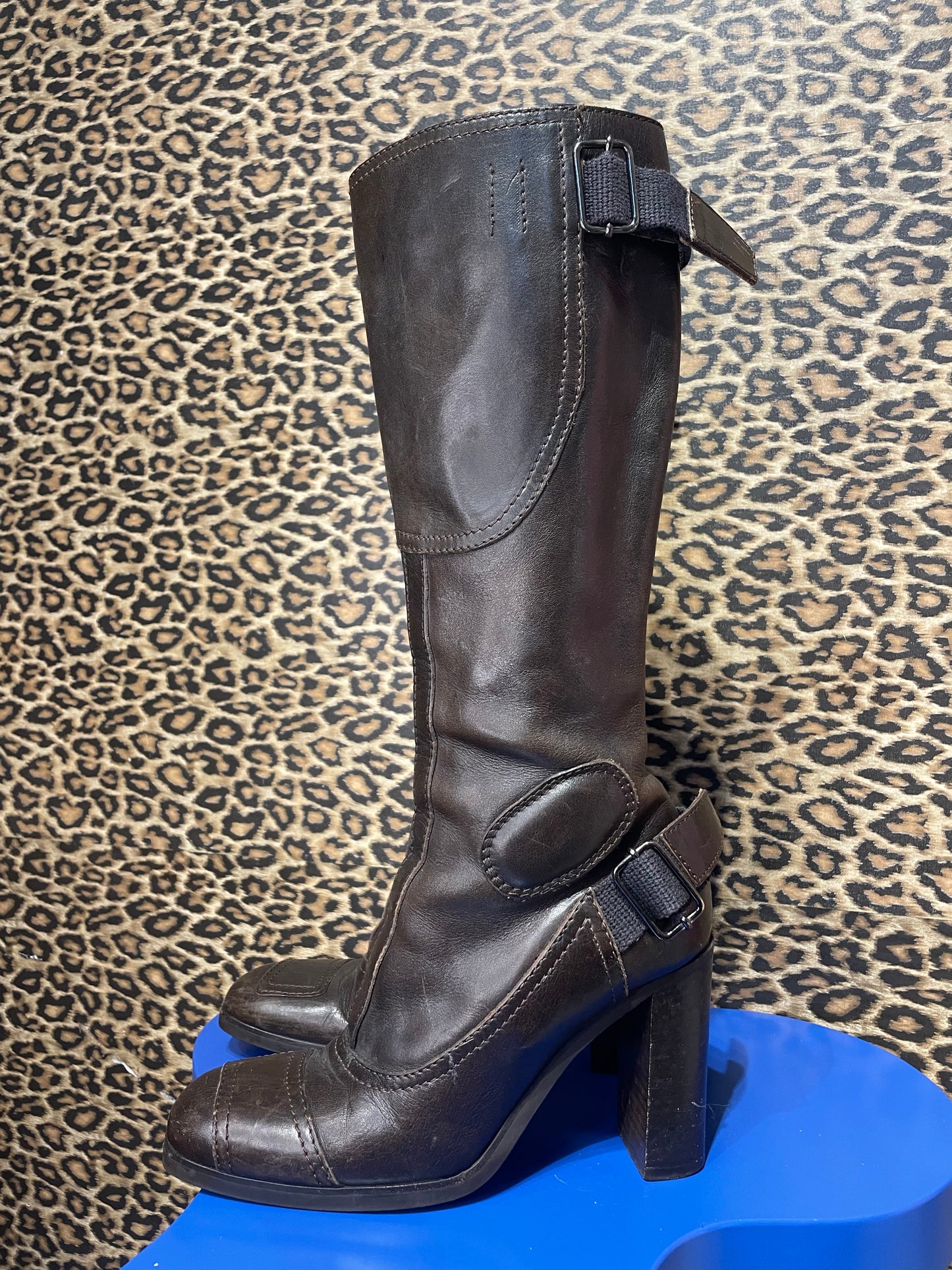 Miu Miu F/W1999 Moto Boots 36.5