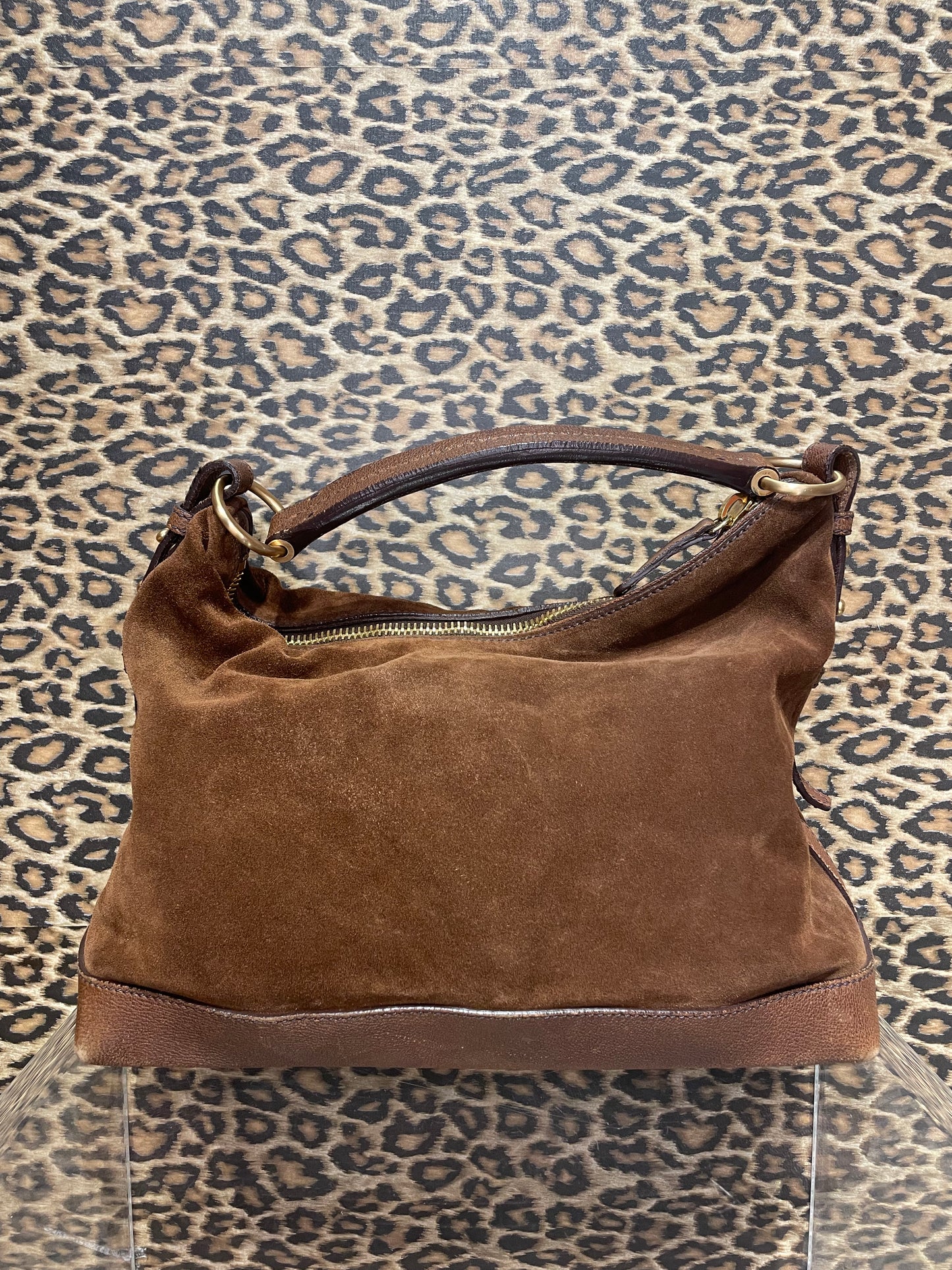 Miu Miu Suede Flower Bag