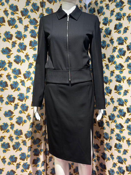 Dior S/S 2002 Black Skirt Suit