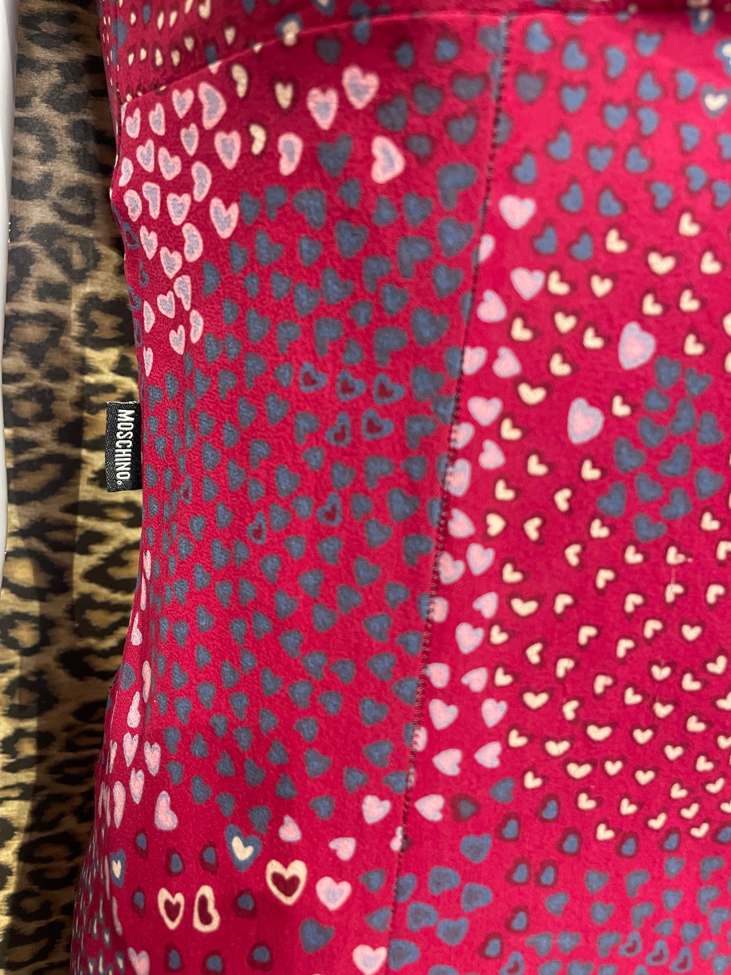 Moschino Jeans Silk Heart Dress