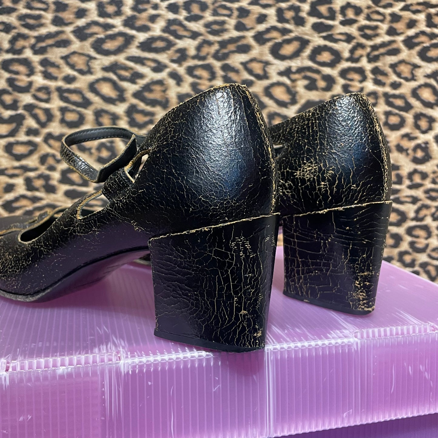 Miu Miu F/W 2001 Cracked Leather Mary Jane’s 39