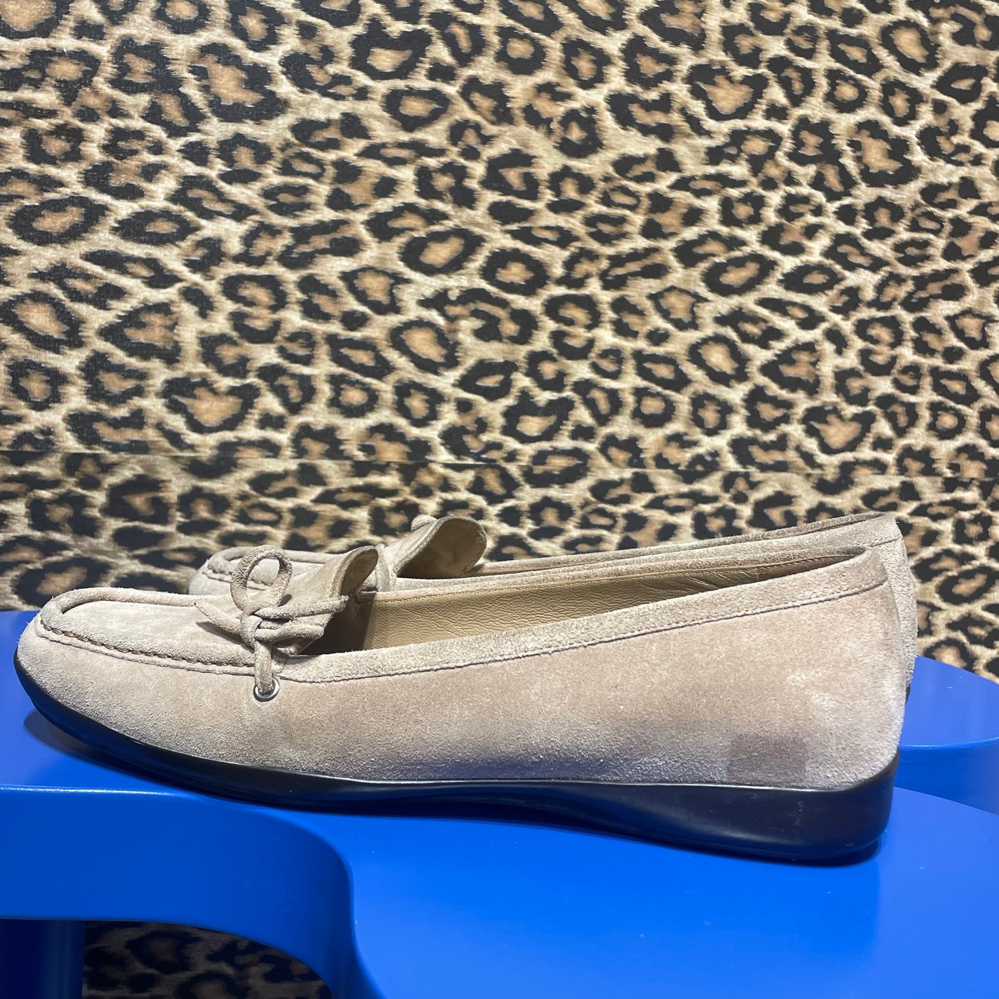 Prada Beige Suede Loafers 36