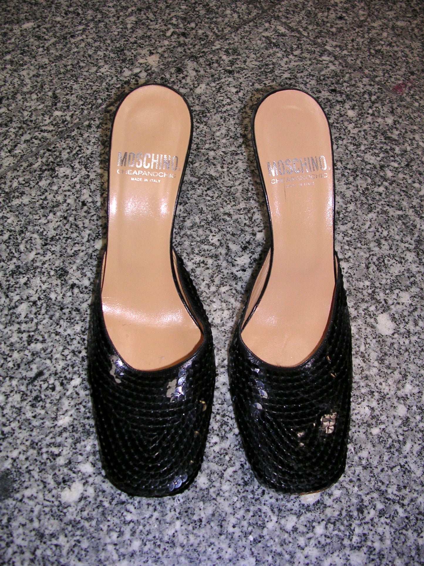 Moschino Cheap & Chic Sequin Pumps 37