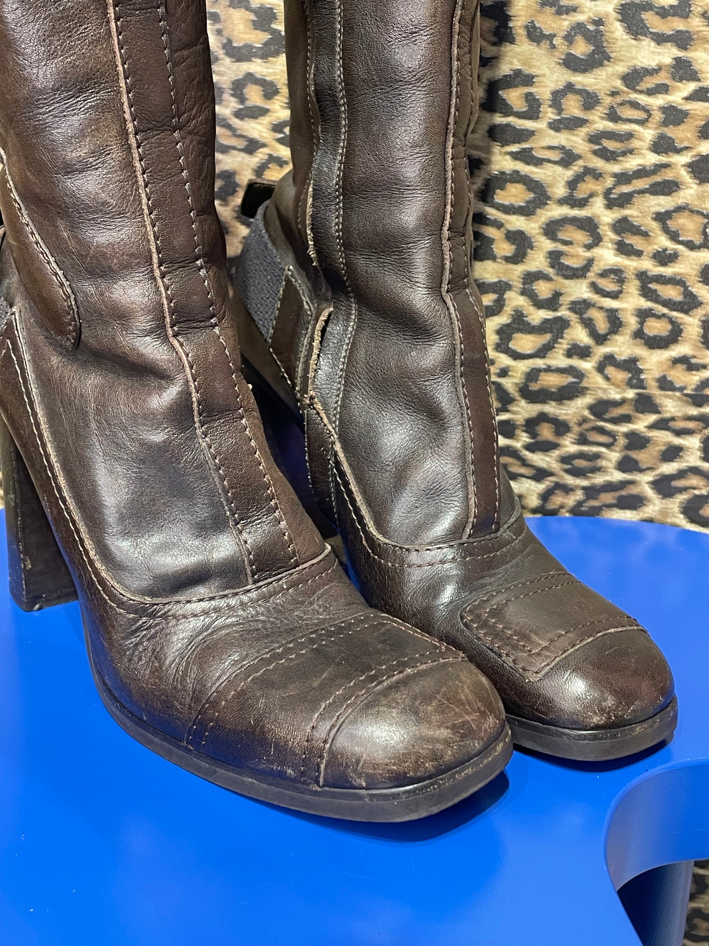 Miu Miu F/W1999 Moto Boots 36.5