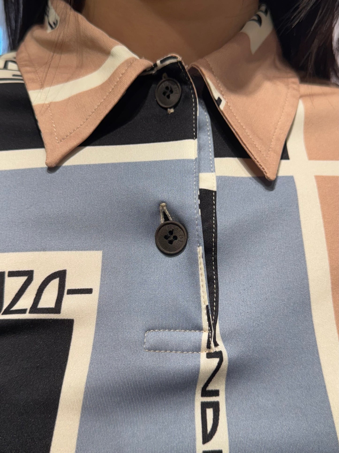 Fendi Geometric Polo