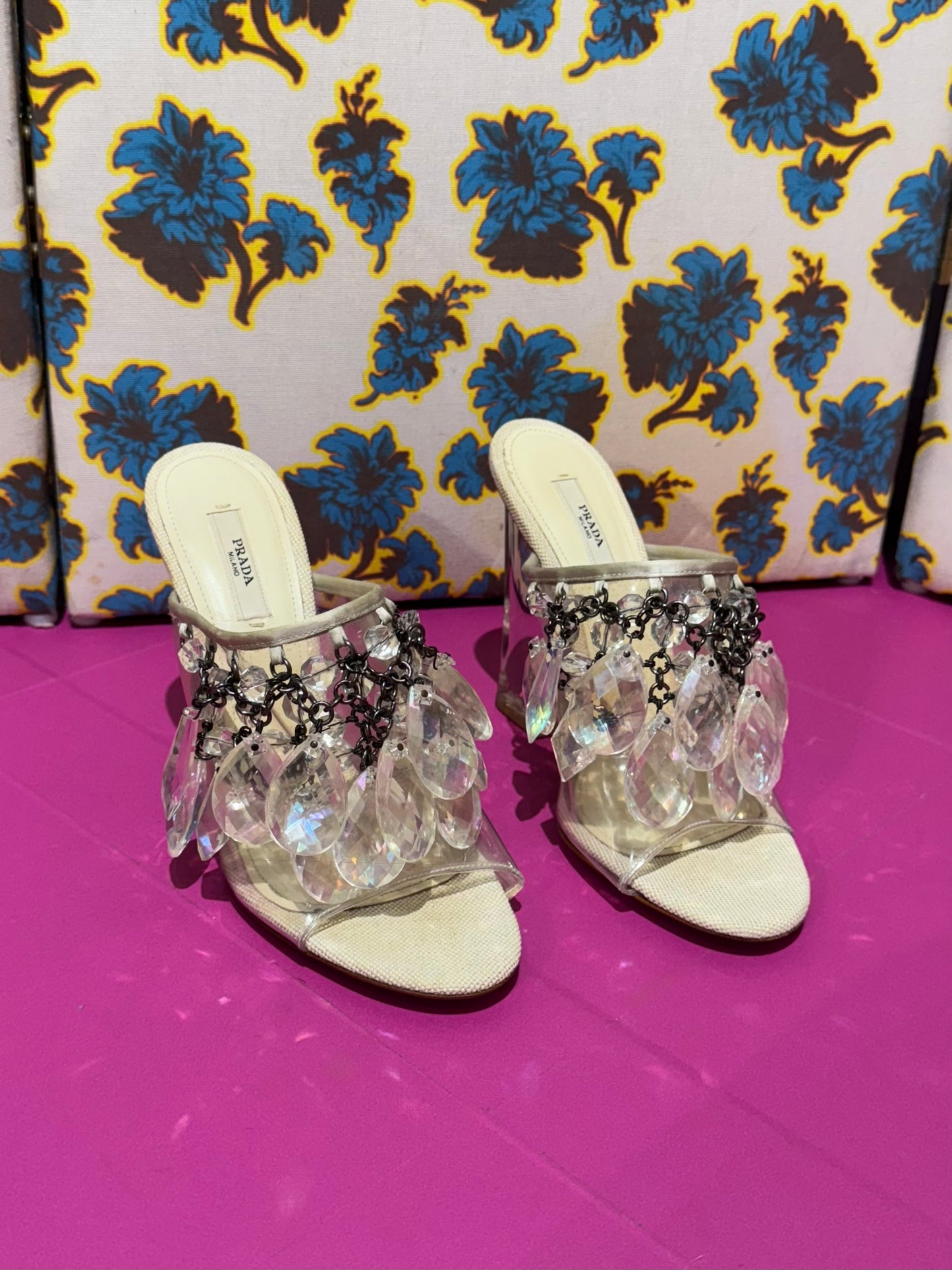 Prada S/S 2010 Chandelier Mules