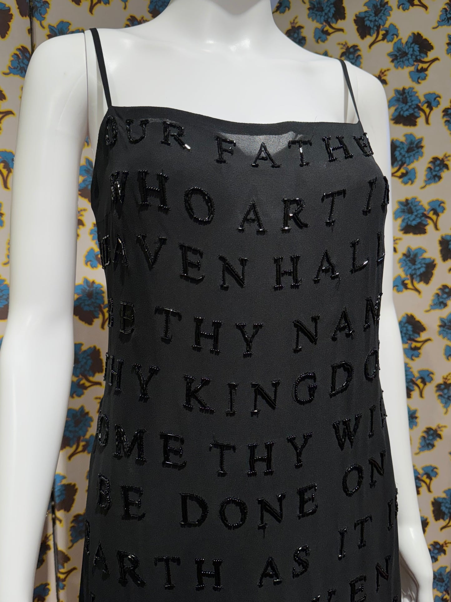 John Richmond The Lord’s Prayer Slip Dress