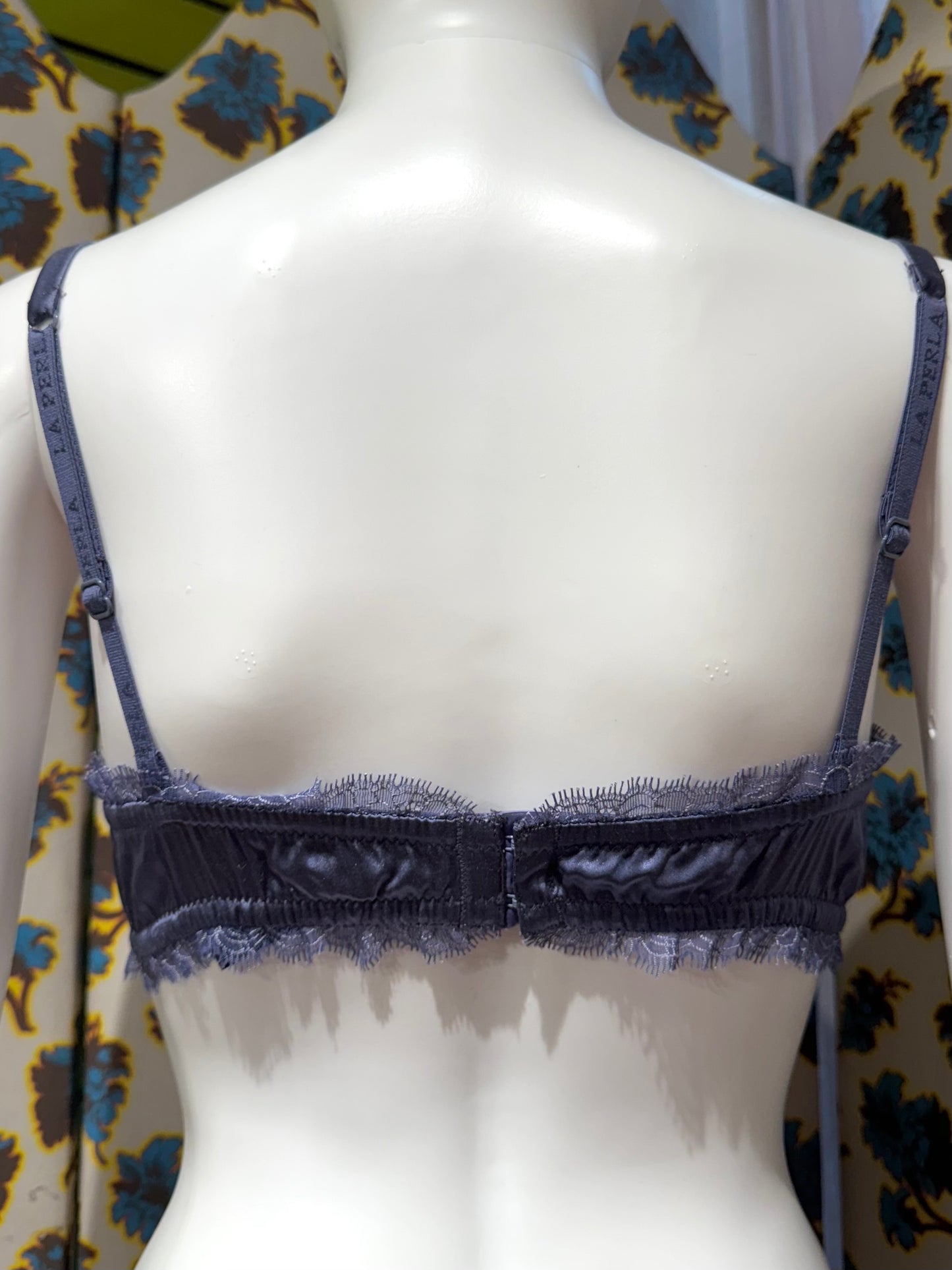 La Perla Periwinkle Beaded Bra