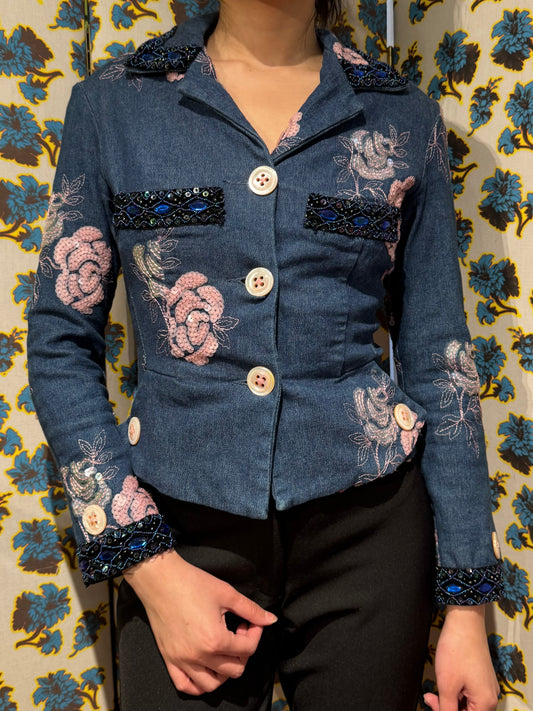 Voyage Denim Embroidered Jacket