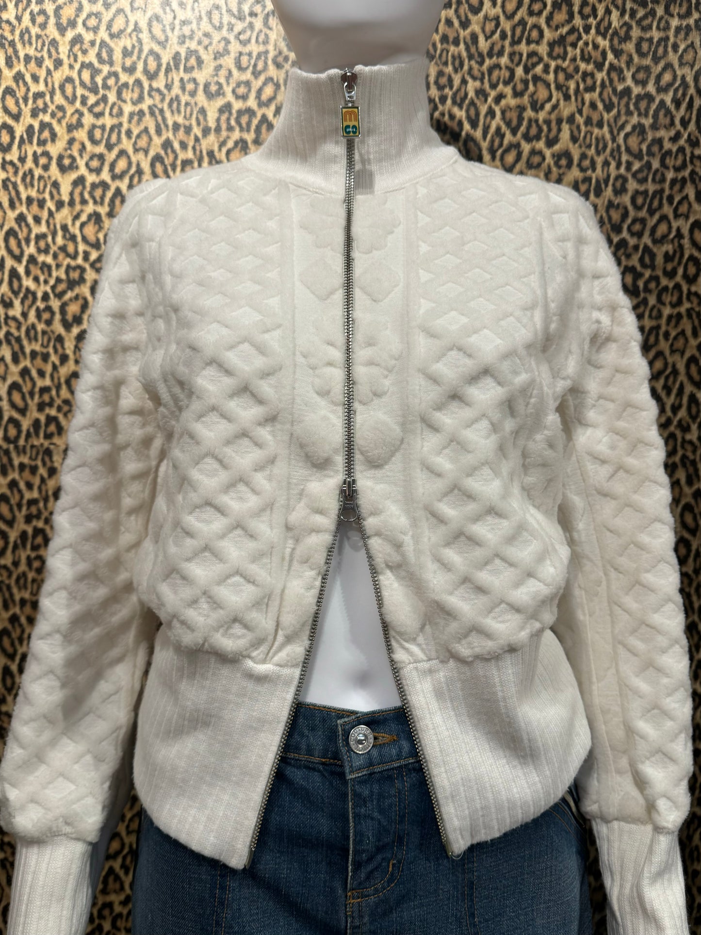 Miss Sixty Snowflake Zip Up
