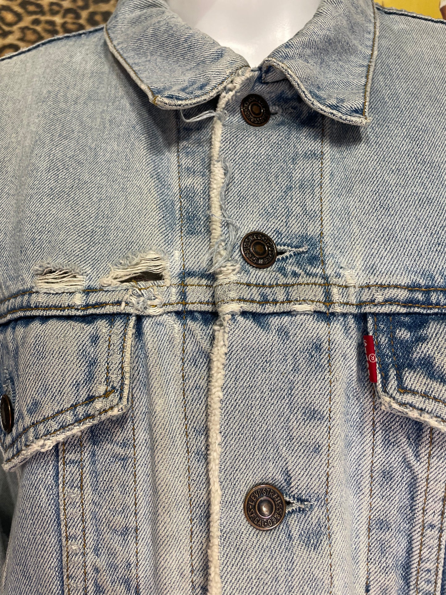 Levi’s Distressed Trucker Jacket