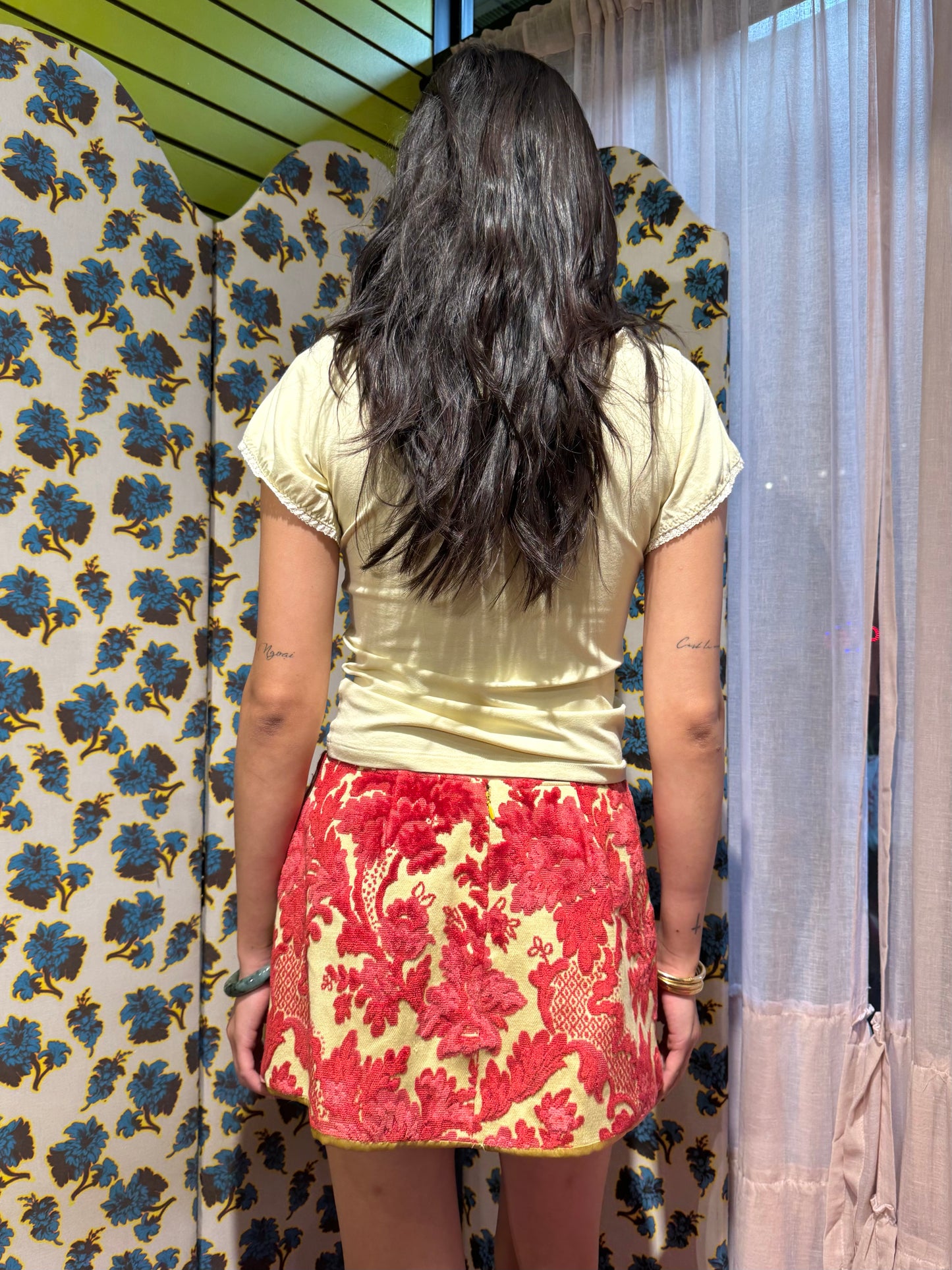 Dolce & Gabbana S/S 2000 Brocade Mini Skirt