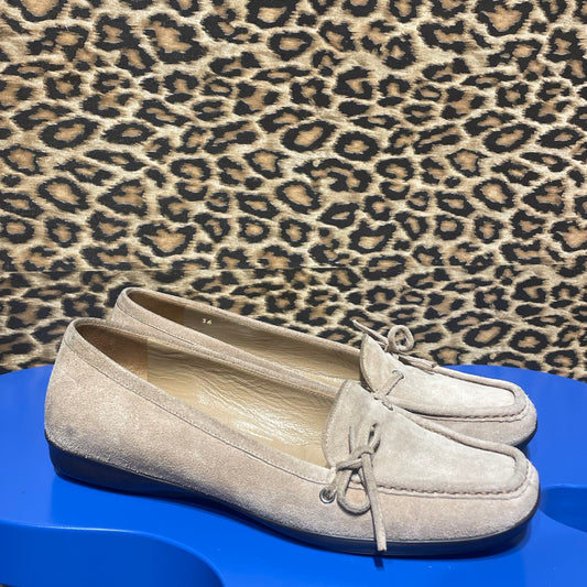 Prada Beige Suede Loafers 36