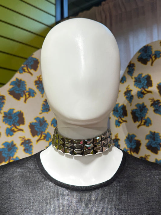 Dolce & Gabbana Silver Stud Choker