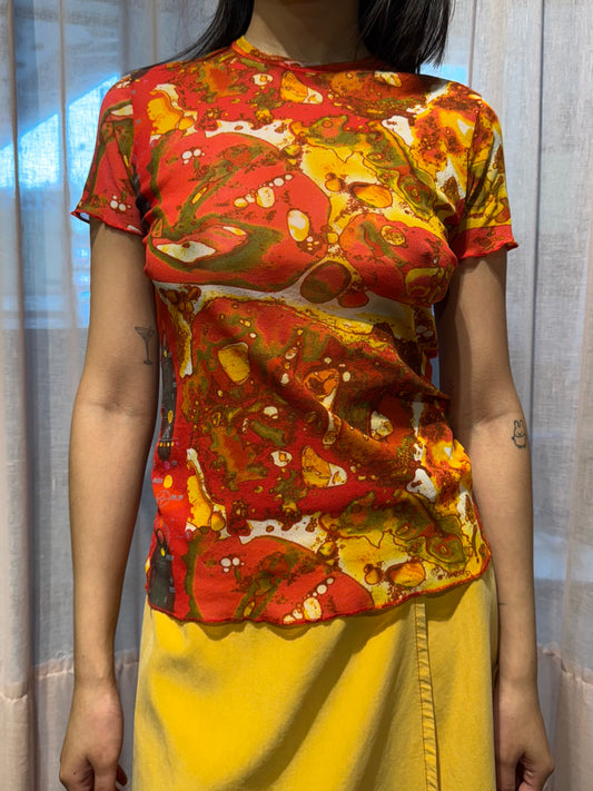 JPG Jean’s 2003 Psychedelic Mesh T-Shirt