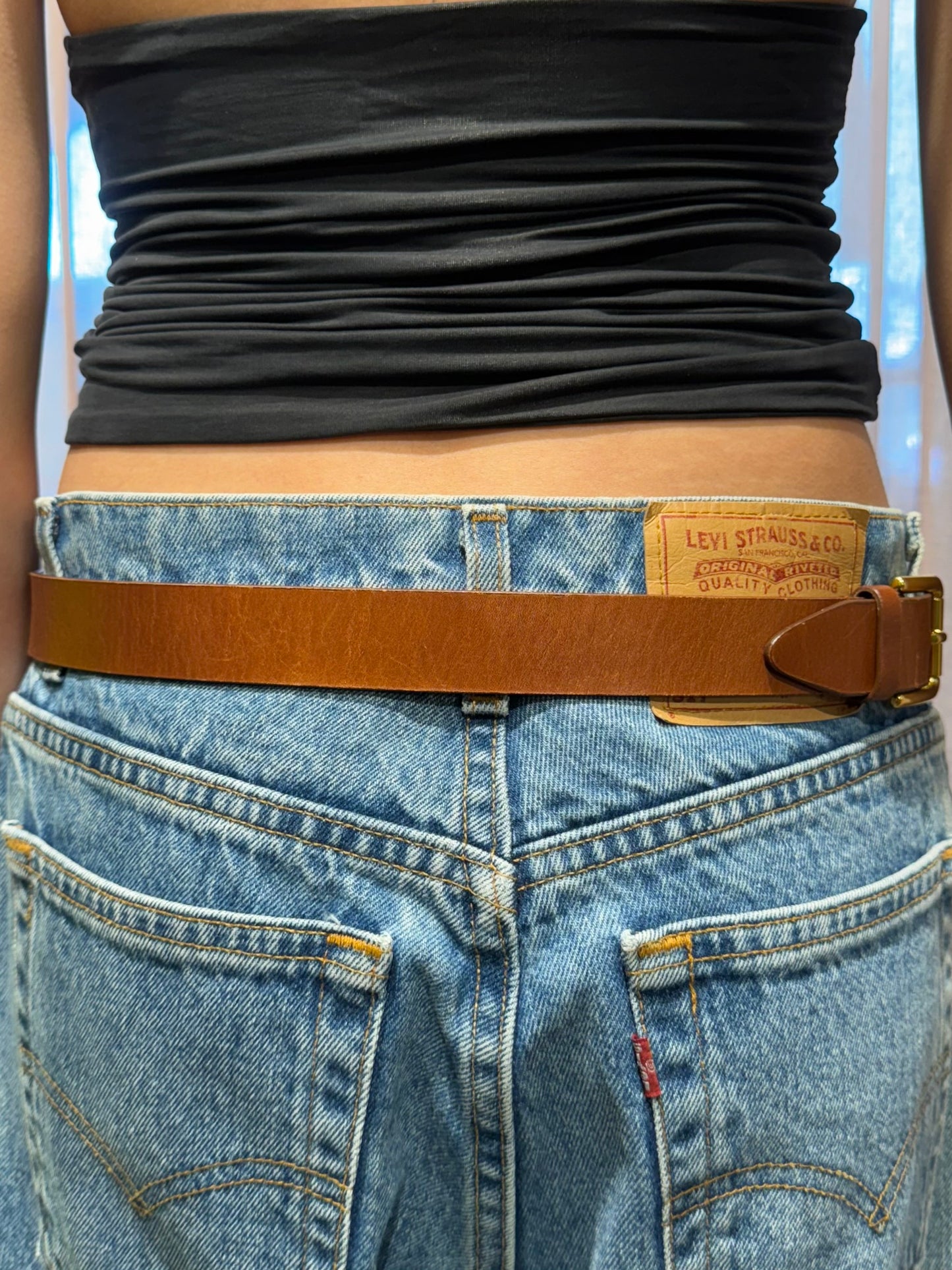 Dolce & Gabbana Brown Leather Belt
