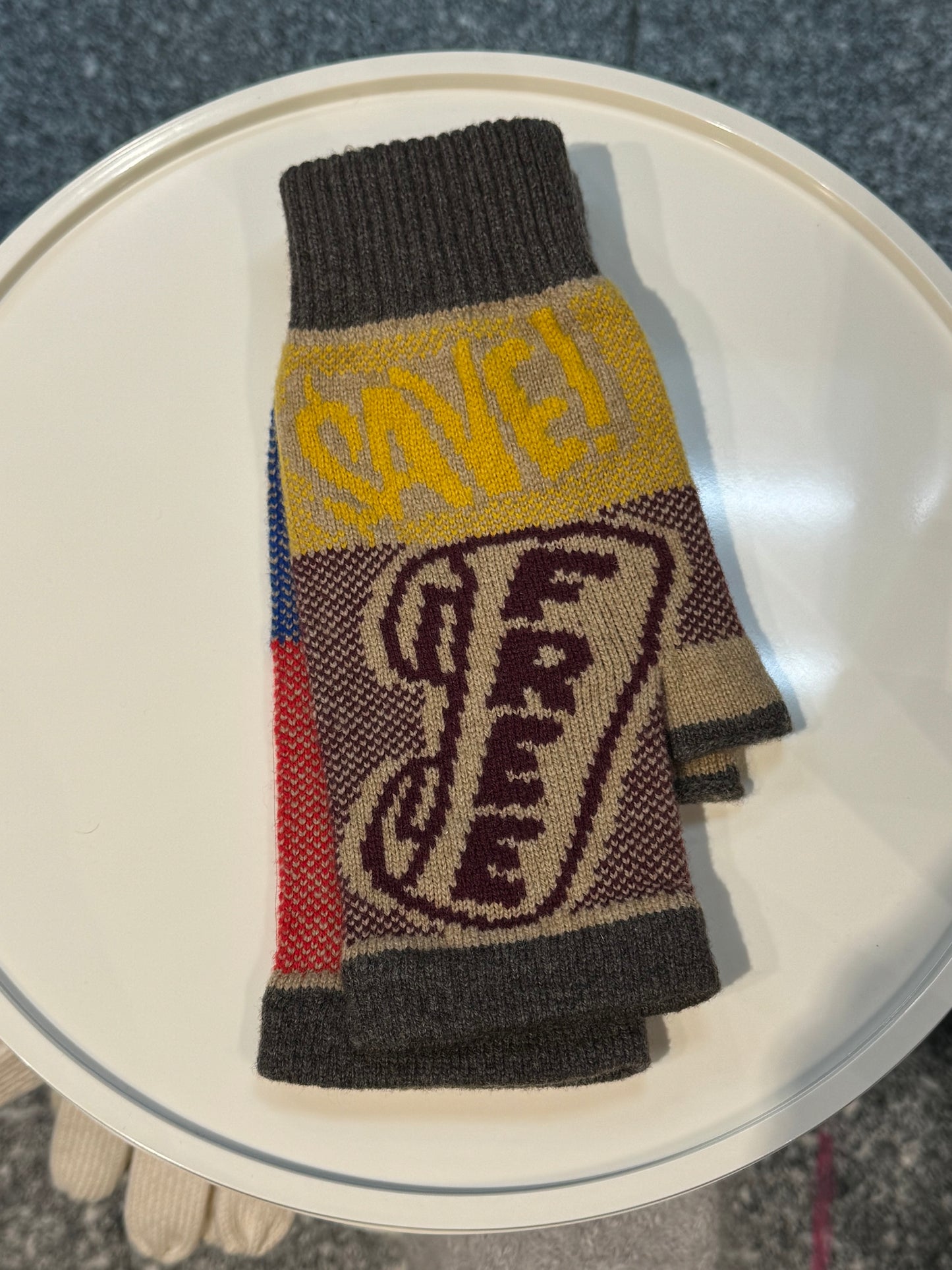 Vivienne Westwood Comic Fingerless Gloves