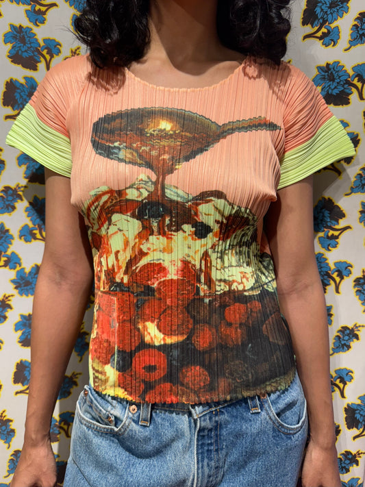 Issey Miyake Pleats Please Parfait Top