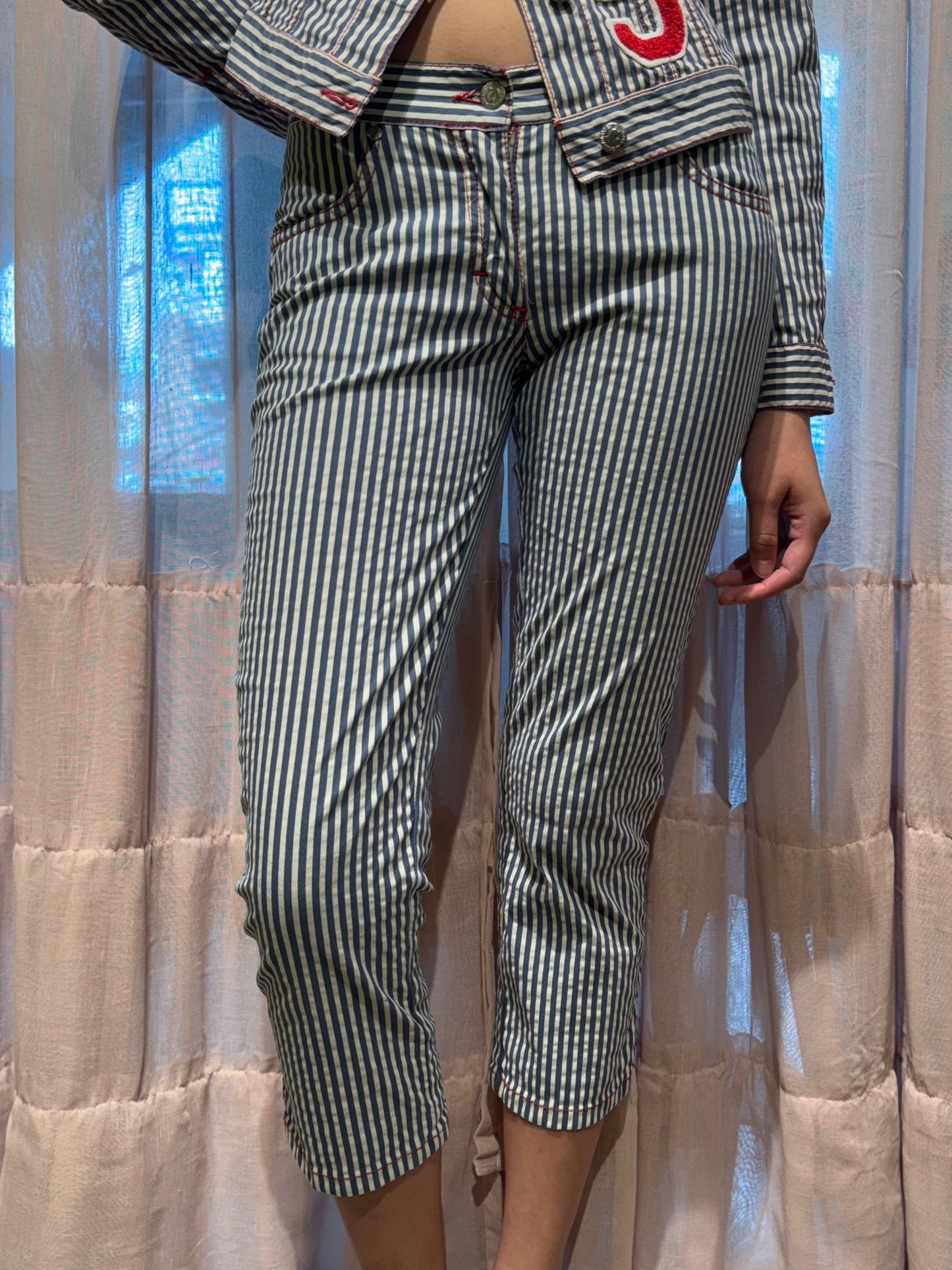Blugirl Striped Jacket and Capris