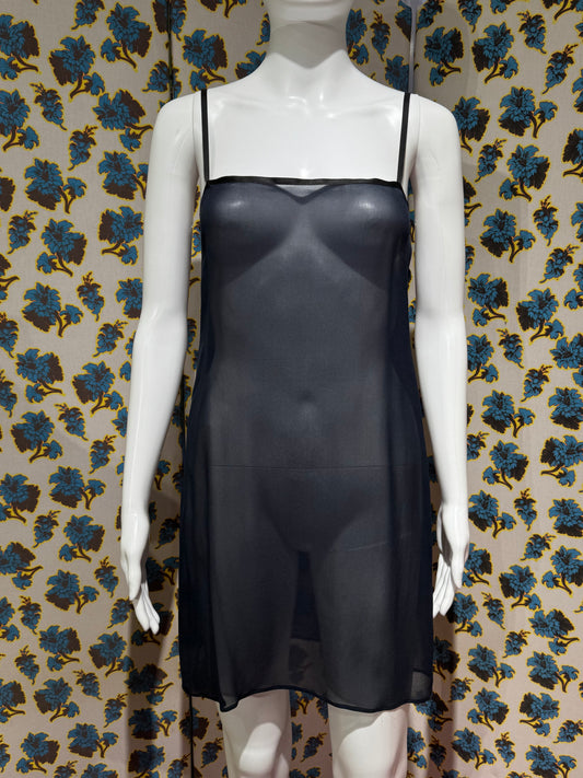 YSL 1980’s Silk Sheer Slip Dress