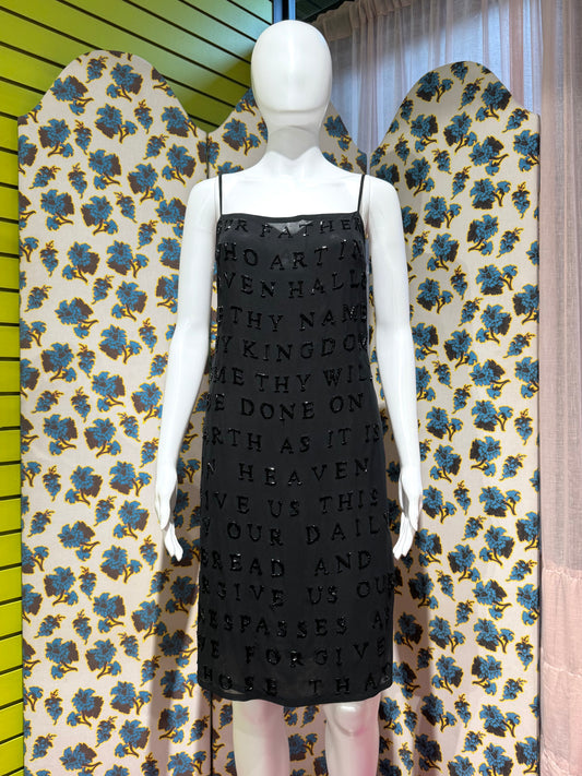 John Richmond The Lord’s Prayer Slip Dress