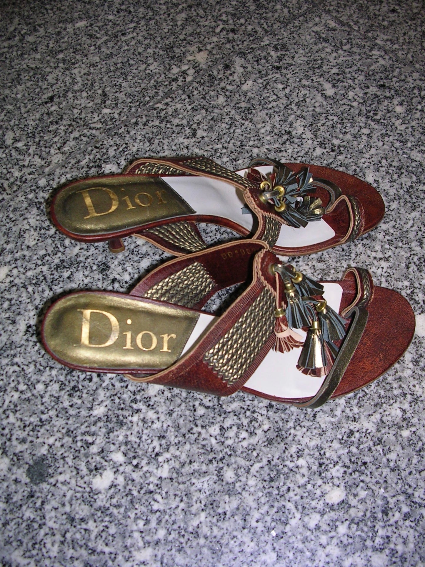 Dior Tassel Sandals 37
