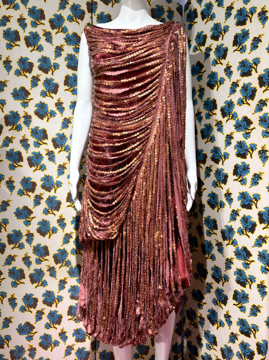 La Petite Salope Copper Sequin Dress