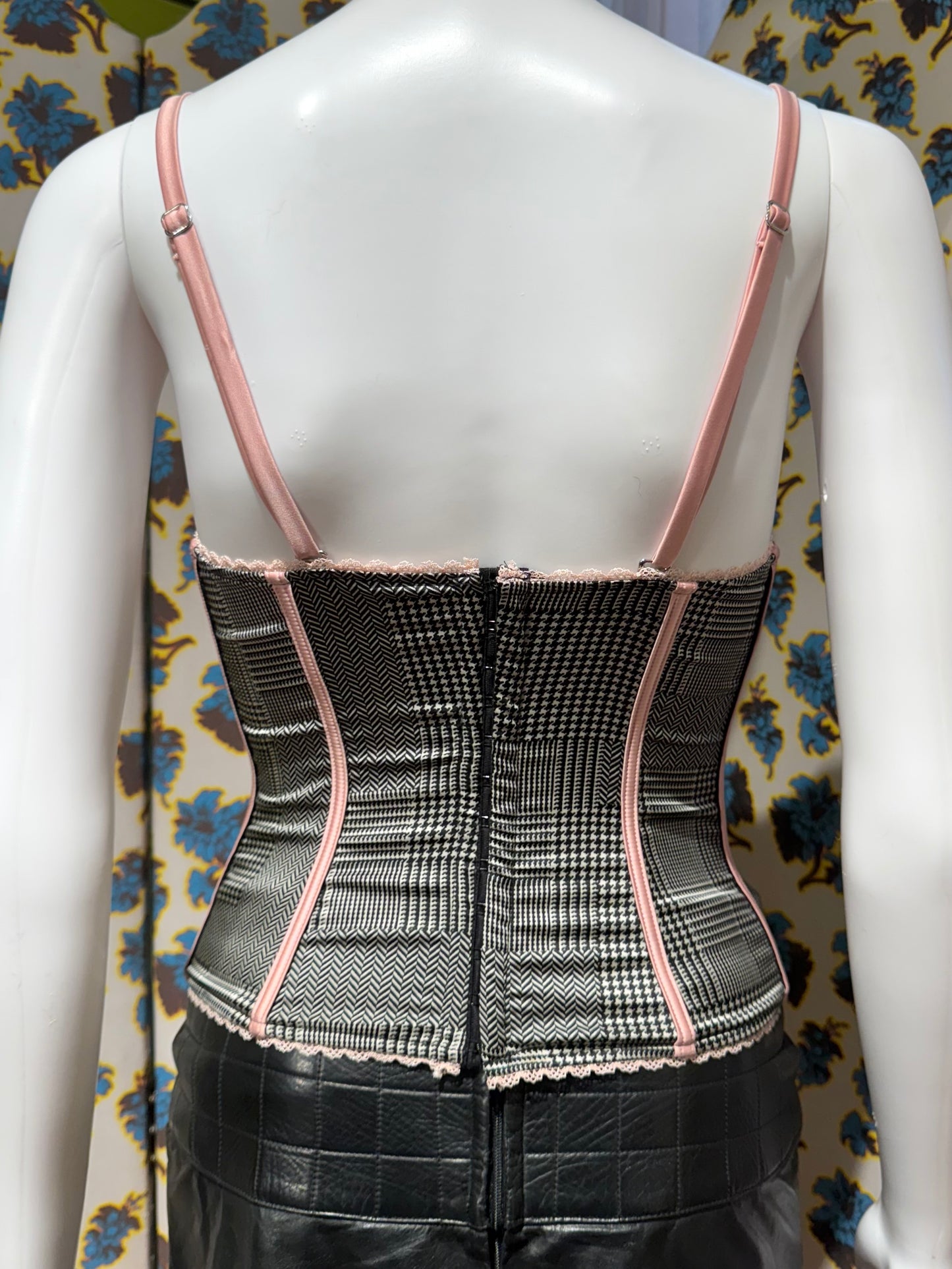 Dior Houndstooth Corset