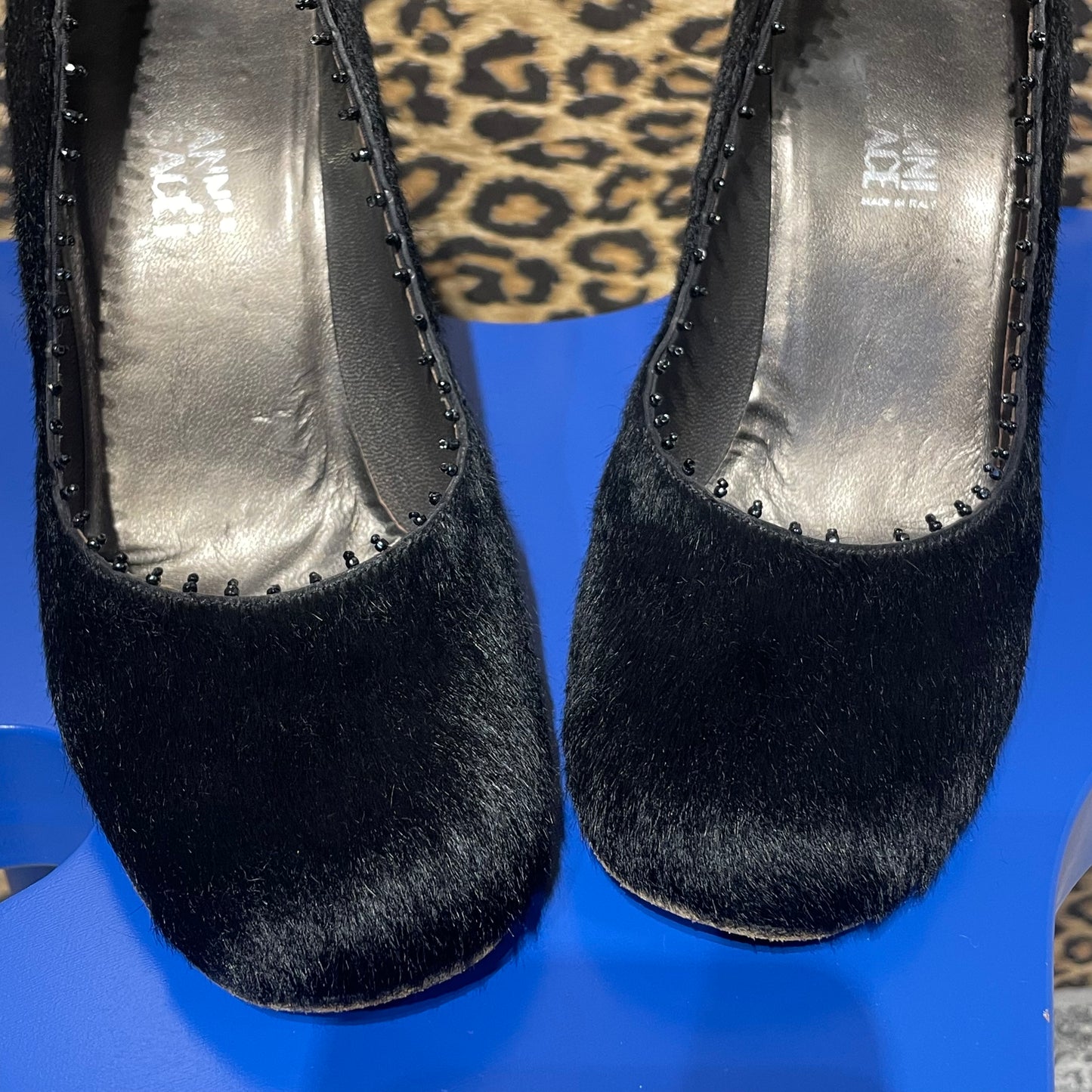 Gianni Versace 1990s Ponyhair Pumps 37