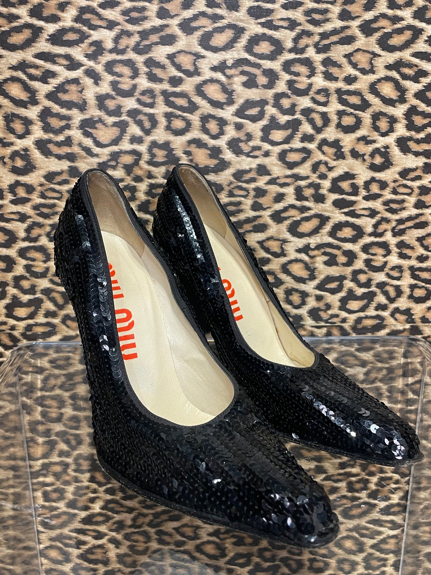 Miu Miu F/W 1997 Sequin Pumps 36.5