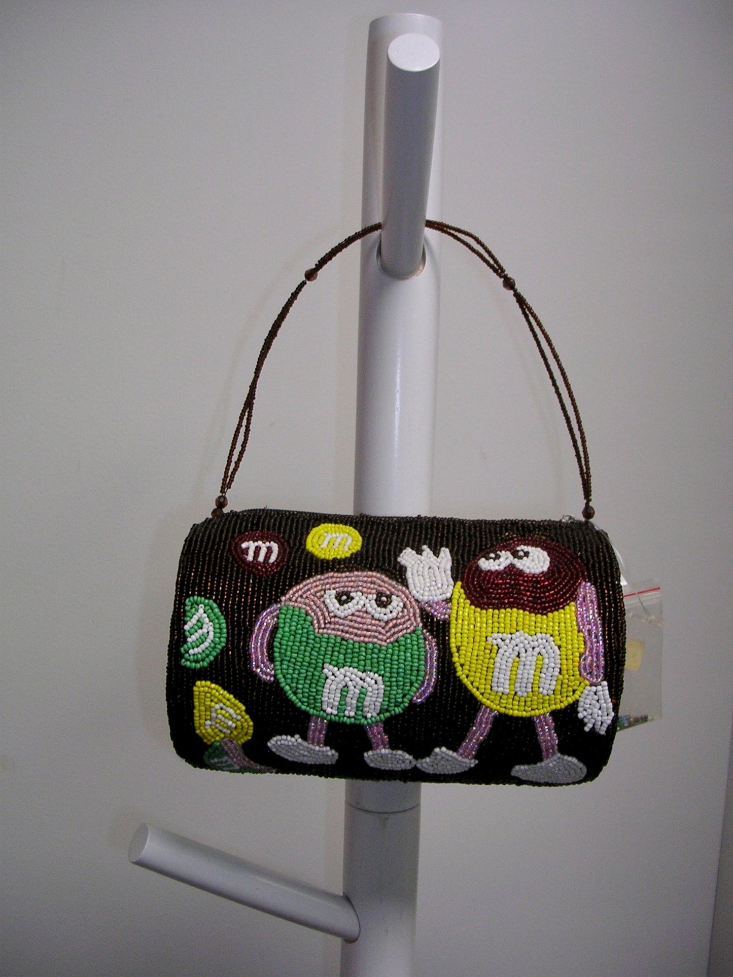 M&M Brown Beaded Bag