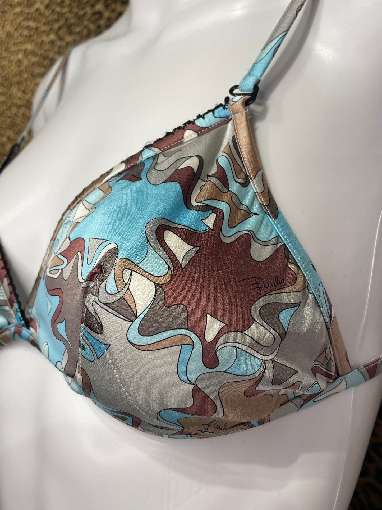Emilio Pucci Silk Bralette
