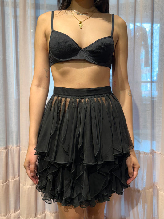 Lolita Lempicka Black Ruffle Skirt