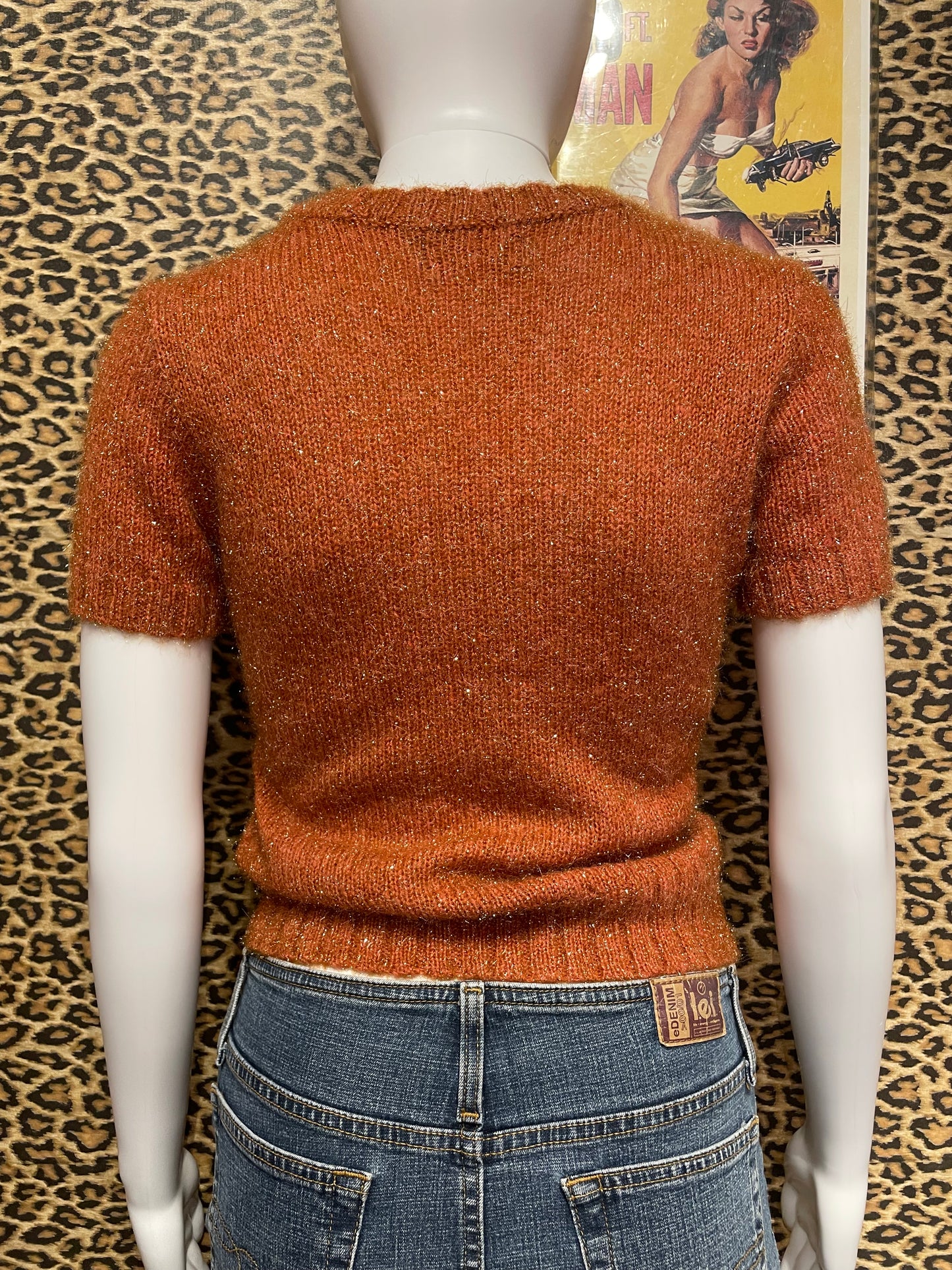 Burberry Blue Label Sparkle ‘Blue’ Sweater