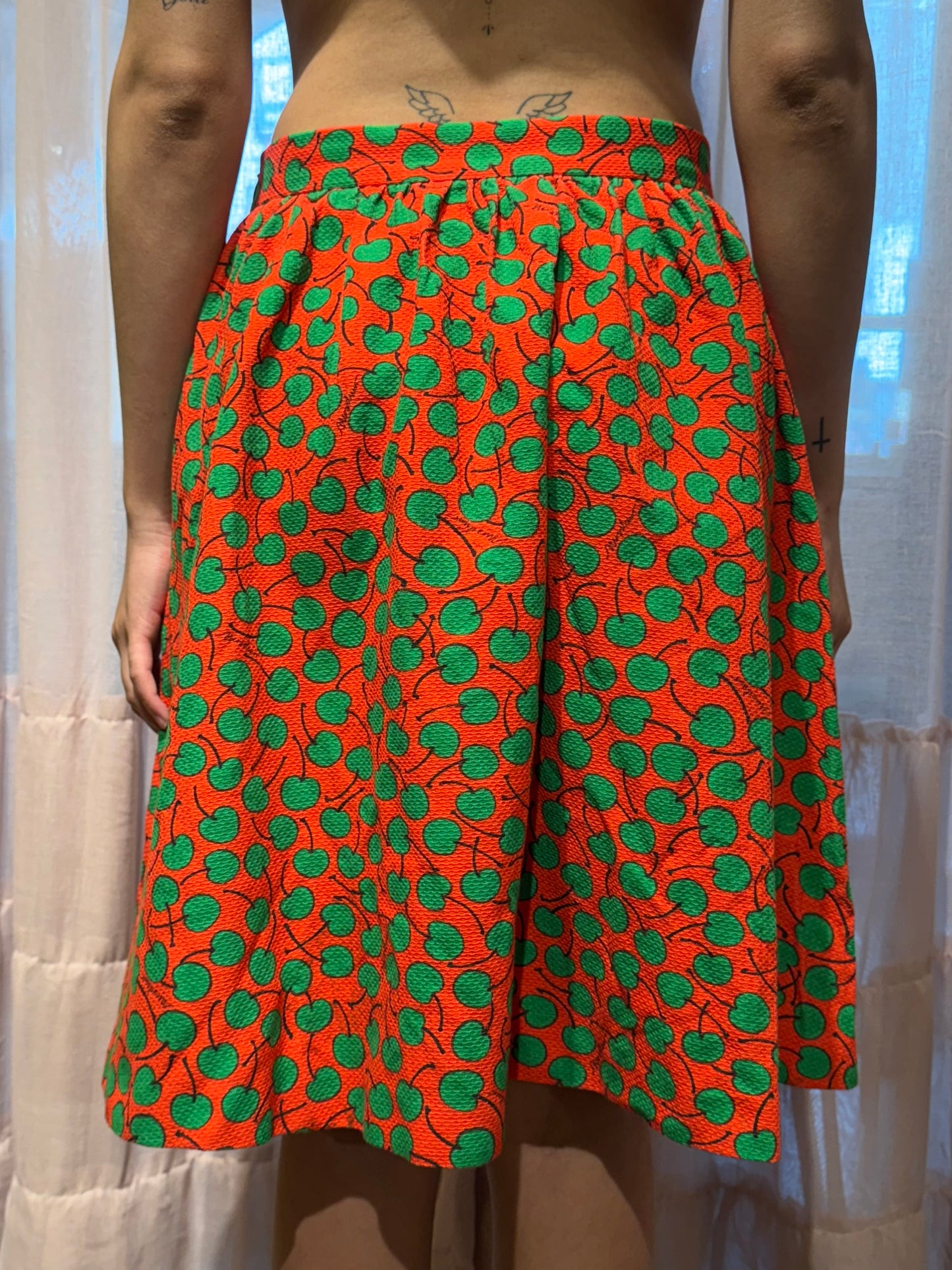Moschino Teen Cherry Skirt