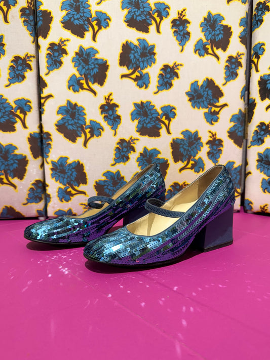 Miu Miu F/W 1997 Sequin Mary Jane’s