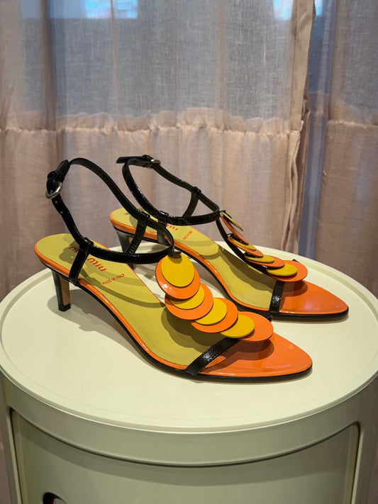 Miu Miu S/S 2003 Paillette Sandals 36