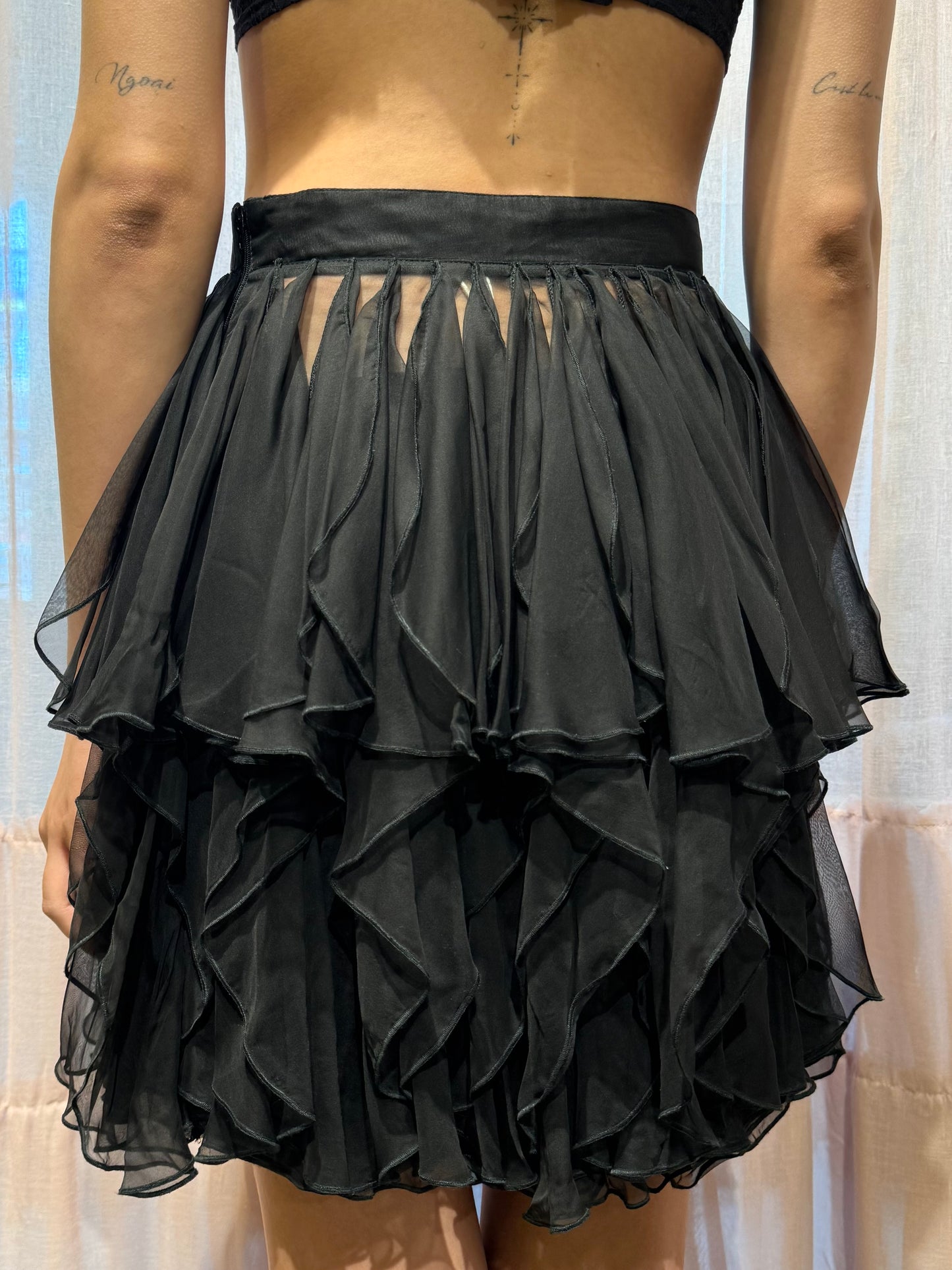 Lolita Lempicka Black Ruffle Skirt