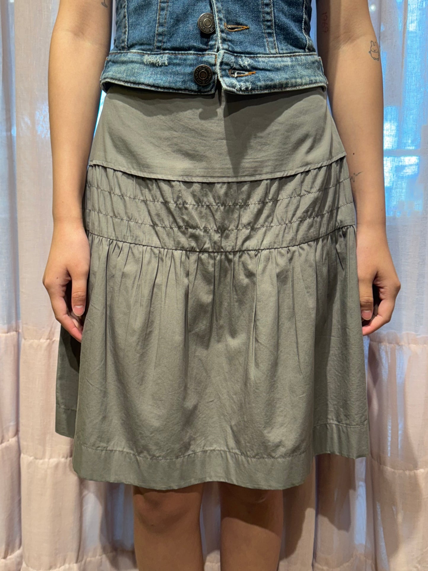 Miu Miu 2006 Grey Skirt