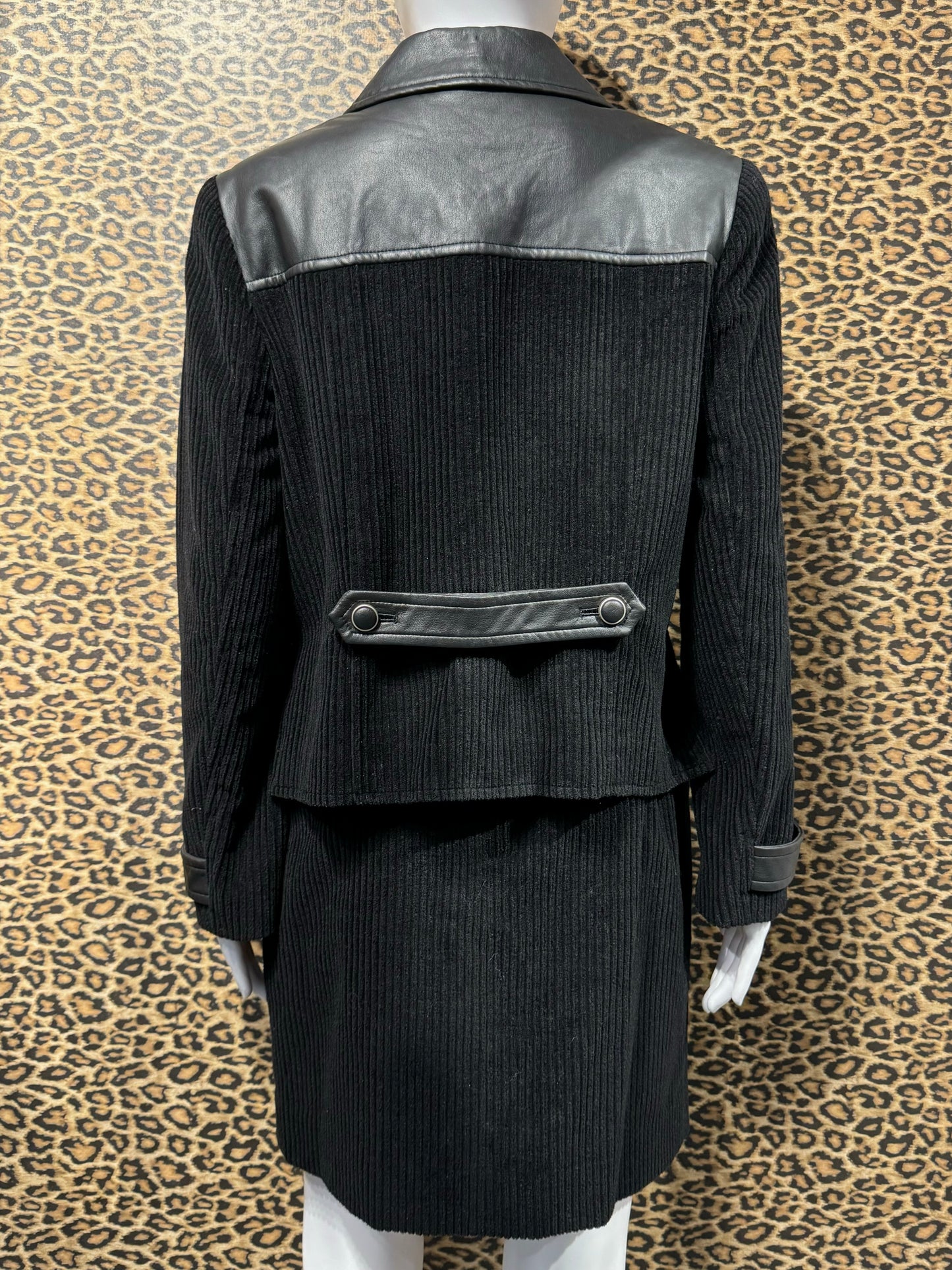 Courrèges Corduroy Skirt Set