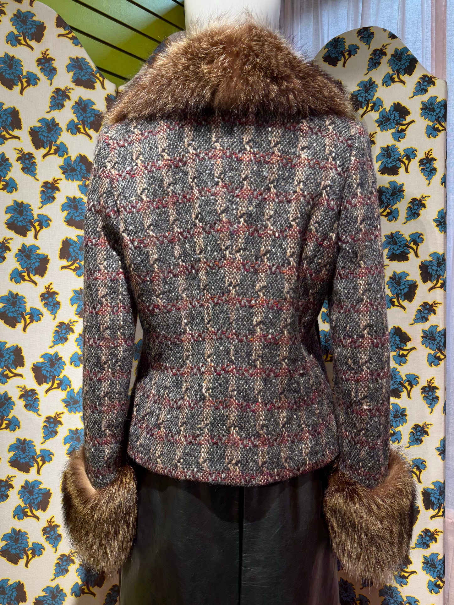 Dolce & Gabbana F/W 2004 Wool and Raccoon Jacket