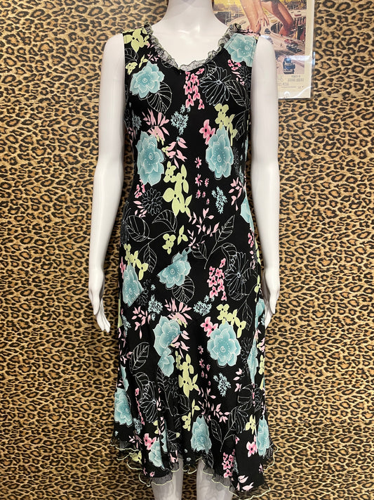 Y2K Floral Midi Dress